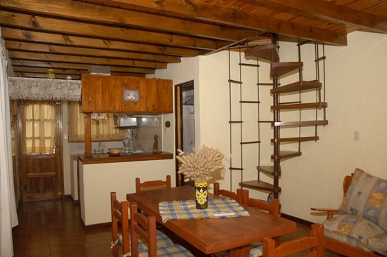 cabaña 1 y 2 comedor