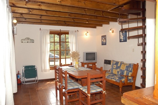 cabaña 1 y 2 living